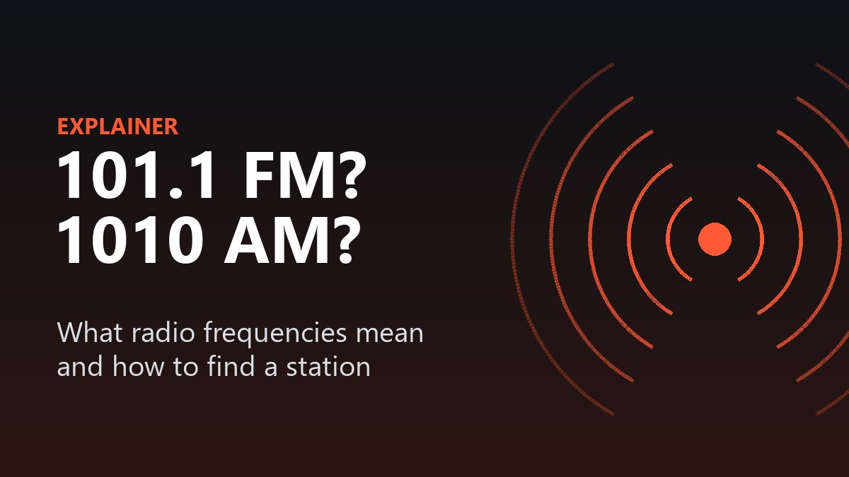 Radio frequencies explained: how to find “101.1 FM” or “1010 AM”