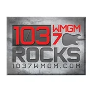 103.7 WMGM logo