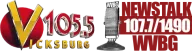 WVBG-FM V-105.5 logo